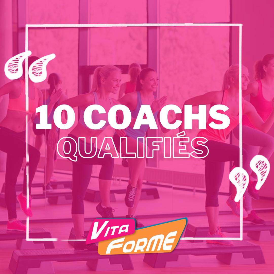 10 coachs qualifiés