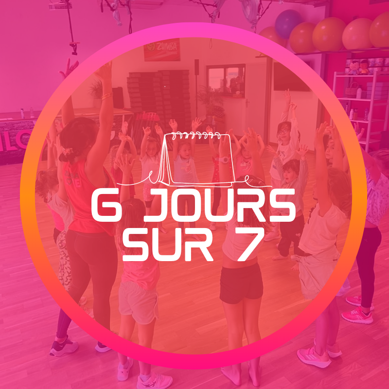 Des cours 6 jours / 7